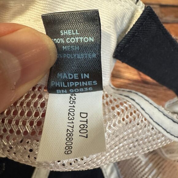 FiberMax Cotton Seed Hat Cap Mesh BASF Agriculture Farmer Promo Navy Adjustable - Picture 8 of 8